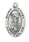 Sterling Silver Medal of Saint Michael 18-inch Chain - Engravable
