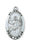 Sterling Silver Medal of Saint James Necklace Set - Engravable