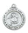 Sterling Silver Medal of Saint Eliz Ann Seton 20Ch&-inch - Engravable