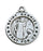 Sterling Silver Medal of Saint Gabriel 20-inch Chain - Engravable