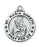 Sterling Silver Medal of Saint Maria Goretti 20-inch Chain - Engravable
