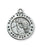 Sterling Silver Medal of Saint Sebastian 20Necklace Set-inch - Engravable