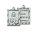 Sterling Silver 2Pc Scapular with 18-inch Chain