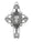 Sterling Silver Miraculous Cross with 20-inch Chain