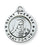 Sterling Silver Medal of Saint Therese with 18 inch chain