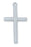Sterling Silver Cross 18-inch Chain and Box-inch