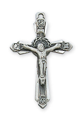 Sterling Silver Sm Crucifix with 18-inch Chain