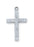 Sterling Silver Cross 18-inch Chain and Box-inch