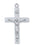 Sterling Silver Lords Prayr Crucifix, 24-inch chain &Bx-inch