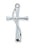 Sterling Silver Cross With Wire with 18-inch Chain