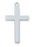 Sterling Silver Block Cross 20Necklace Set-inch