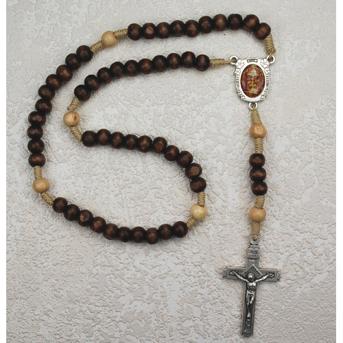 Brown Shroud Of Turin Rosary