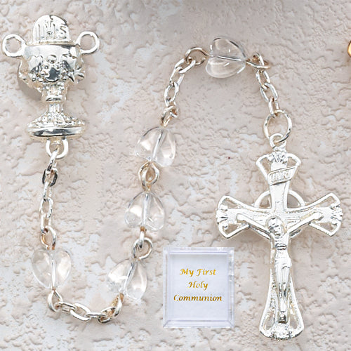 Crystal Heart Communion Rosary
