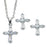 Cry Cross Pend and Earring Set