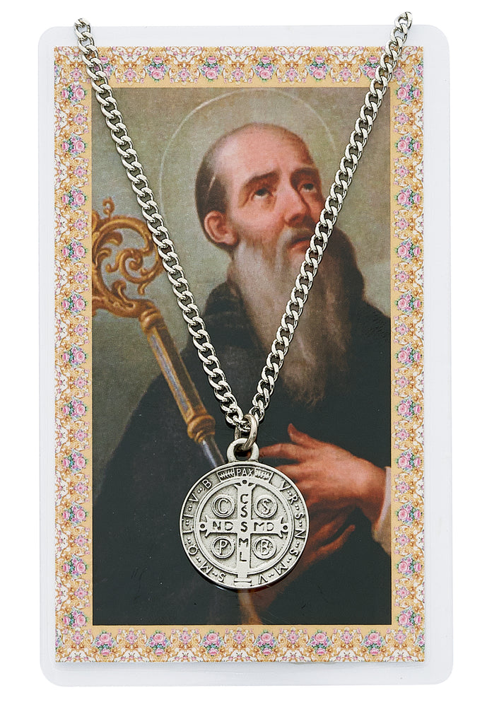 Saint Benedict Prayer Card Set