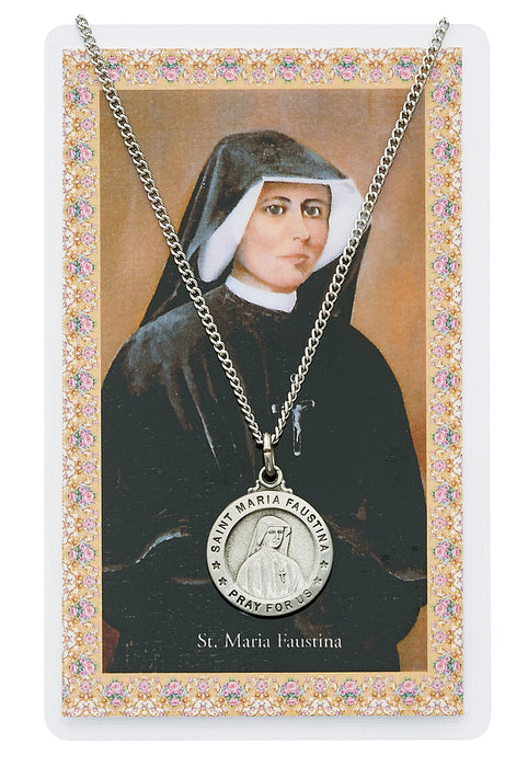 St Maria Faustina Prayer Card Set