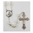 Sterling Silver 7MM White Pearl Rosary