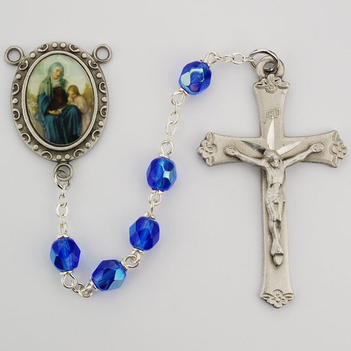 St Anne Rosary - Engravable