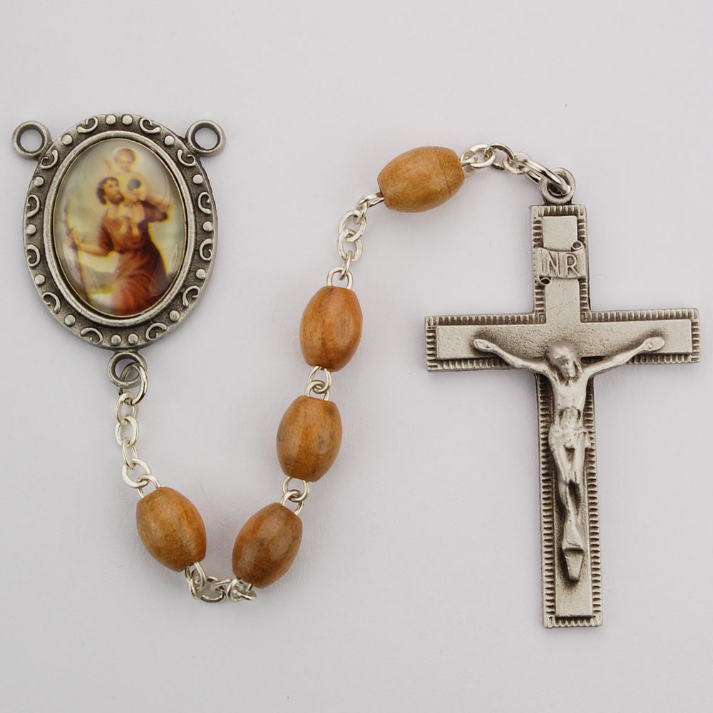 St Christopher Rosary - Engravable