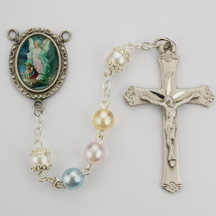 Guardian Angel Rosary - Engravable