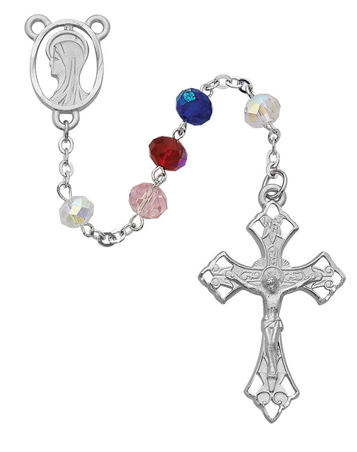 8MM Multi Color Rosary