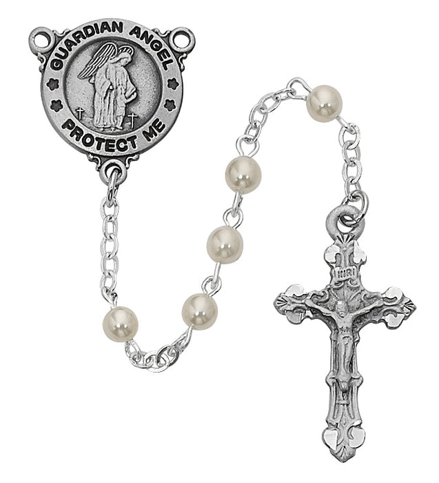 Pearl Guardian Angel Rosary