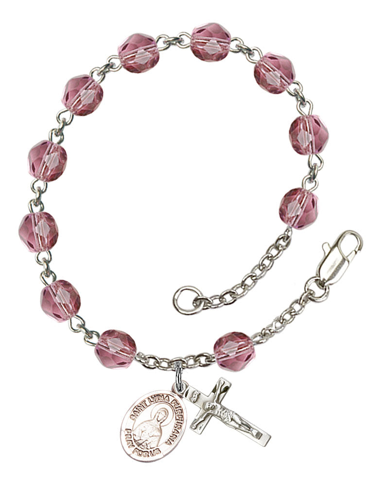 St. Lydia Purpuraria Rosary Bracelet