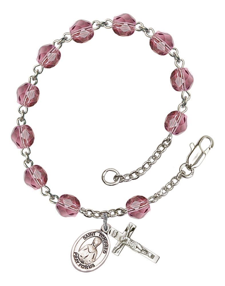 St. Winifred of Wales Rosary Bracelet