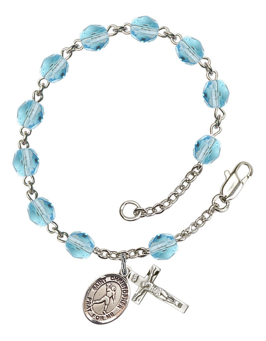 St. Christopher Rosary Bracelet