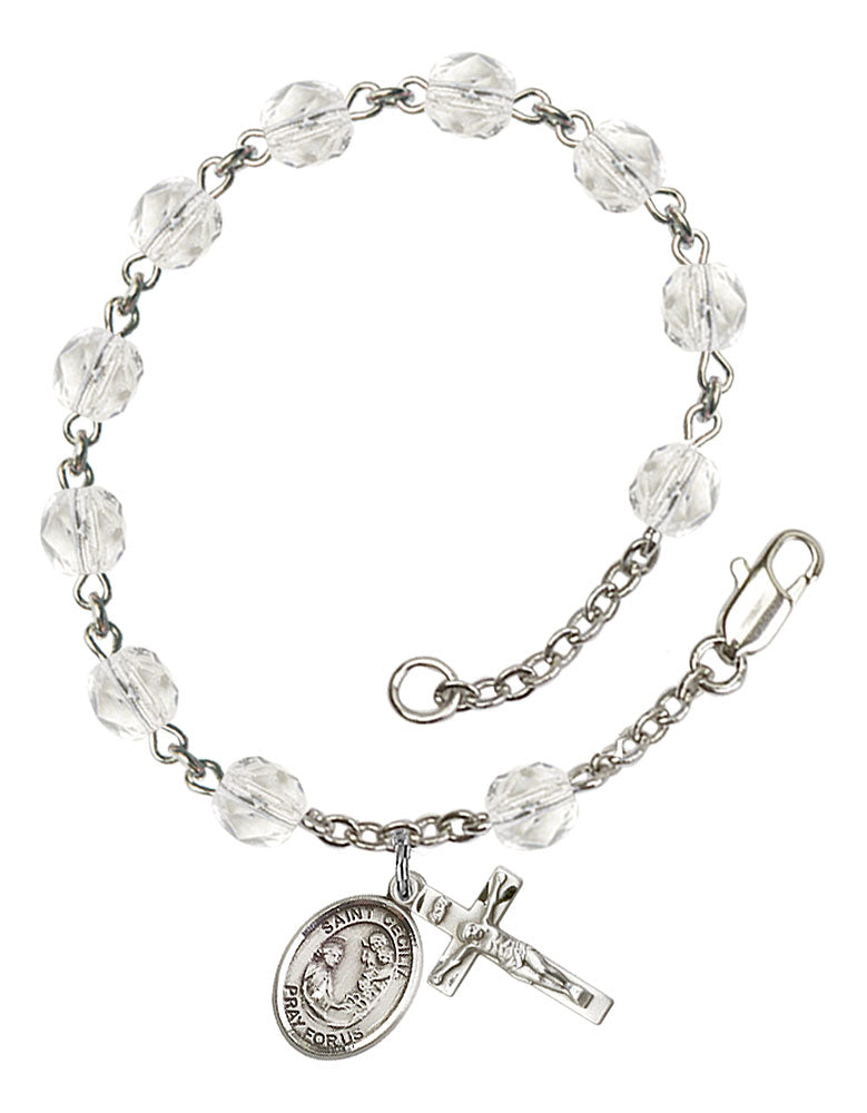 St. Cecilia Rosary Bracelet