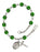 St. Genesius of Rome Rosary Bracelet