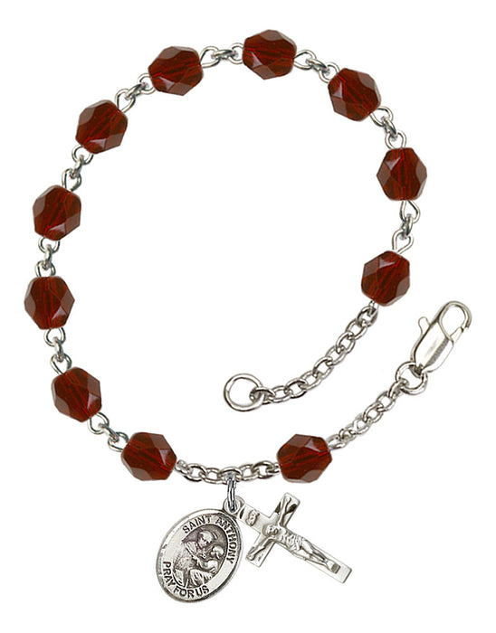 St. Anthony of Padua Rosary Bracelet