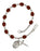 St. Genesius of Rome Rosary Bracelet