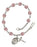 St. Genesius of Rome Rosary Bracelet