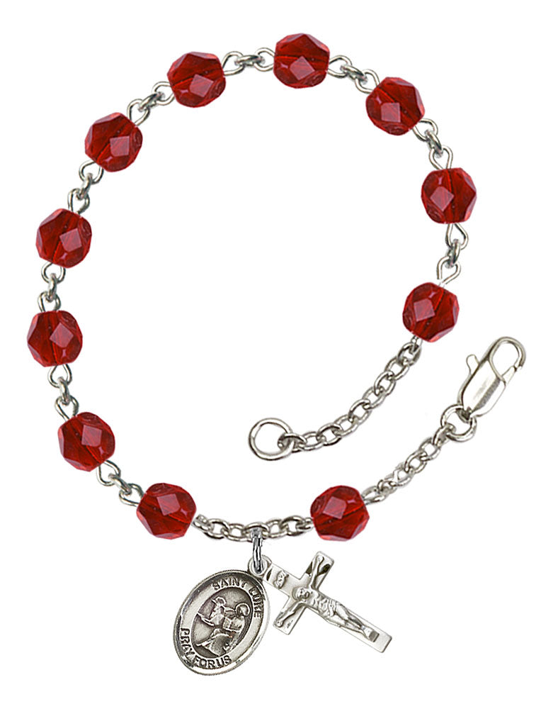 St. Luke the Apostle Rosary Bracelet