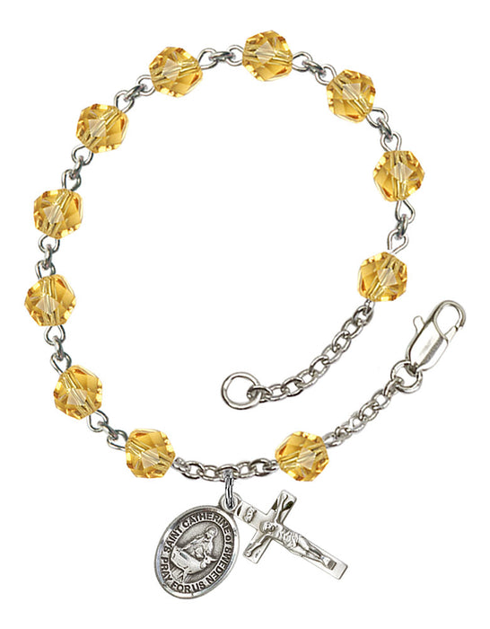 St. Catherine of Sweden Rosary Bracelet