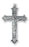 2-inch Sterling Silver Crucifix with 24-inch Chain