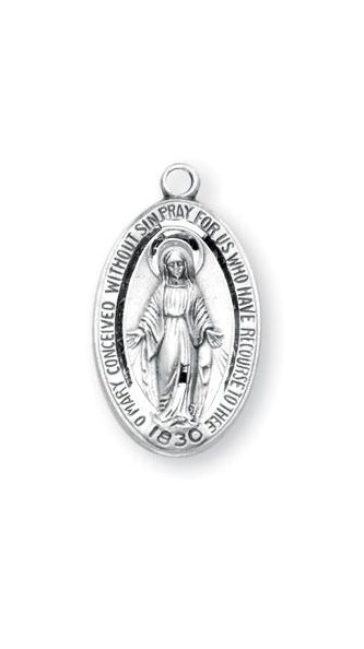 Sterling Silver Miraculous Medal