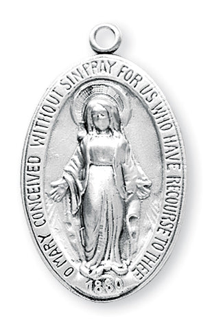 Sterling Silver Miraculous Medal