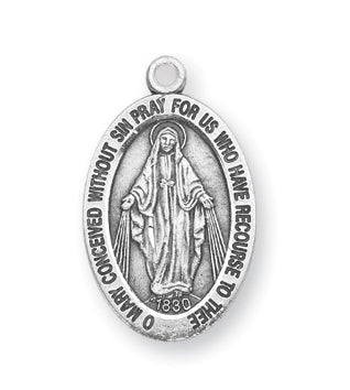 Sterling Silver Miraculous Medal