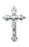 1 5/8-inch Sterling Silver Sacred Heart Crucifix with 24-inch Chain