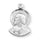 3/4-inch Sterling Silver Scapular Medal with 18-inch Chain