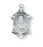 7/8-inch Sterling Silver Scapular Medal with 18-inch Chain