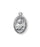 3/4-inch Sterling Silver Saint Therese Medal with 18-inch Chain