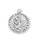 Sterling Silver Round Saint Christopher Medal