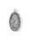 Sterling Silver Oval Saint Michael Medal
