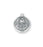 3/4-inch Sterling Silver Saint Benedict Medal with 18-inch Chain