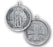 1 1/2-inch Sterling Silver Saint Benedict Medal with 27-inch Chain