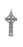 1 1/2-inch Sterling Silver Celtic Cross with 18-inch Chain