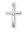 15/16-inch Sterling Silver Cross with 18-inch Chain